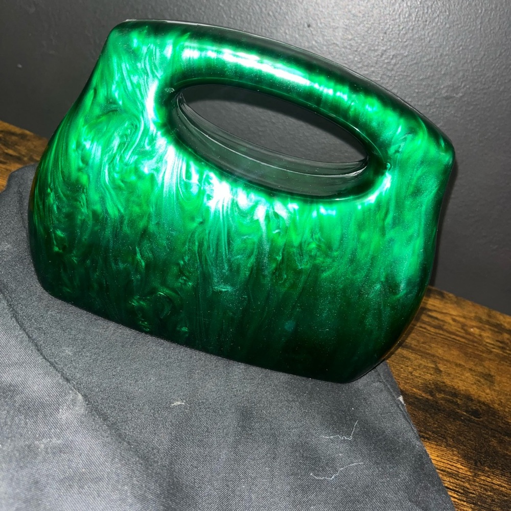 Emerald Green Clutch Bag